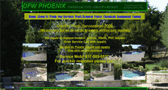 Desktop Screenshot of dfwphoenixpoolsandlawnservice.com